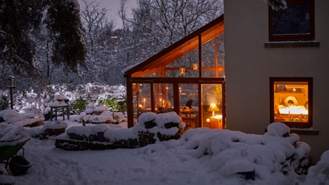 Casa nella neve